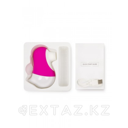 Мистер Факер Pinguino - лизалка+сосалка 2в1, 9.4x6.2 см Розовый от sex shop Extaz фото 5