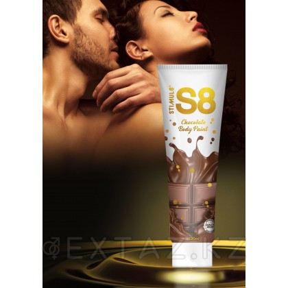 Stimul 8 Bodypaint - краска для тела со вкусом шоколада, 100 мл Шоколад от sex shop Extaz фото 3