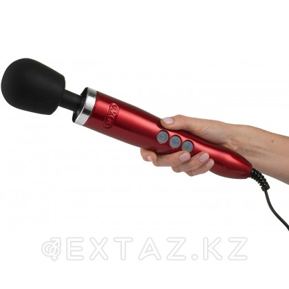 Doxy Die Cast Wand Massager - вибромассажер с алюминиевым корпусом, 34х6.1 см Красный от sex shop Extaz фото 6