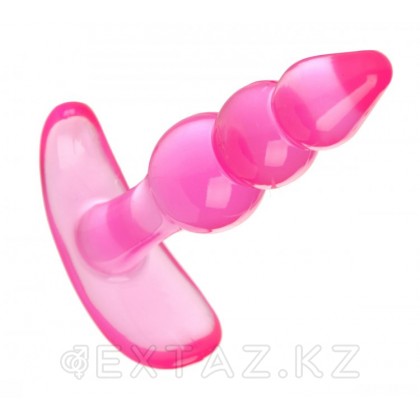 Анальная пробка Bubbles Bumpy Starter, 11 см - Trinity Vibes Розовый от sex shop Extaz фото 3