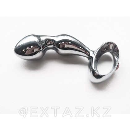 Стальная анальная пробка, 11,5 см - Пикантные штучки Серебристый от sex shop Extaz фото 2