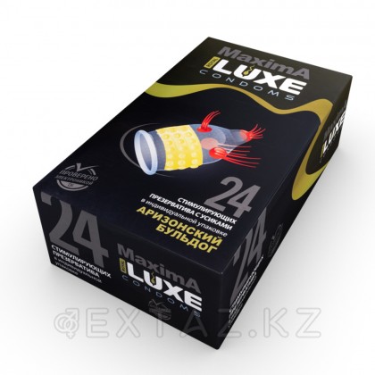 Luxe Maxima №1 Аризонский Бульдог - презервативы с усиками, 18 см от sex shop Extaz фото 3