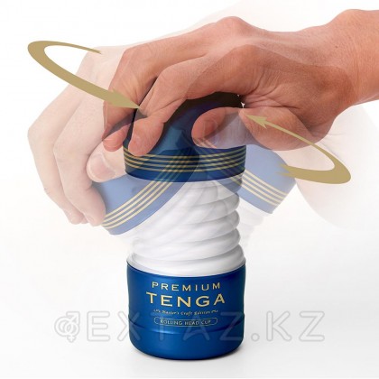Tenga Premium Rolling Head Cup - Мастурбатор с вращением, 15.5х6.9 см Белый от sex shop Extaz фото 4