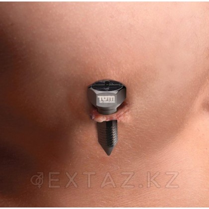 Магнитные зажимы на соски саморез Tom of Finland Screw U II Magnetic Nipple Clamps Черный от sex shop Extaz фото 3