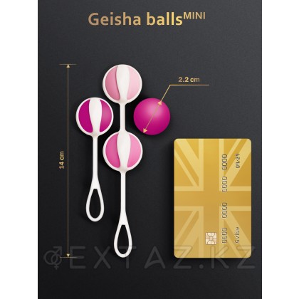 Вагинальные шарики Geisha Balls Mini, 14х2.2 см от sex shop Extaz фото 9