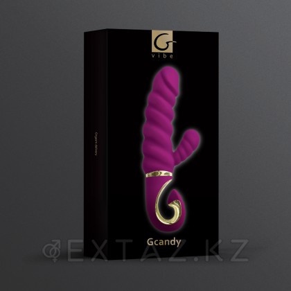 Gvibe Gcandy - Невероятный витой вибратор с клиторальным стимулятором, 22х3.5 см от sex shop Extaz фото 3