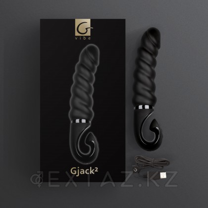 Gvibe Gjack 2 - Анатомический витой вибратор, 22х3.7 см от sex shop Extaz фото 3