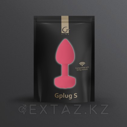 Gvibe Gplug Small - Инновационная маленькая дизайнерская пробка с вибрацией, 8х2.8 см (розовая) от sex shop Extaz фото 6