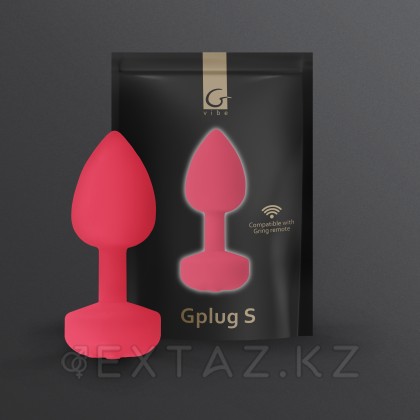 Gvibe Gplug Small - Инновационная маленькая дизайнерская пробка с вибрацией, 8х2.8 см (розовая) от sex shop Extaz фото 7