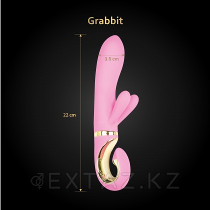 Gvibe Grabbit - Вибратор для клитора и точки G с тремя моторами, 22х3.5 см от sex shop Extaz фото 2