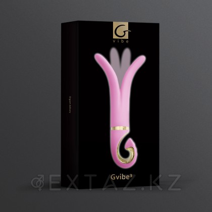 Gvibe 3 Pink Gift Box - Вибратор для разных зон, 18х3.5 см (розовый) от sex shop Extaz фото 6