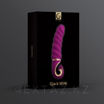 Gvibe Gjack Mini - Анатомический витой вибратор, 19х3.5 см от sex shop Extaz фото 4