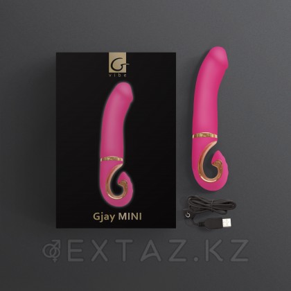 Gvibe Gjay Mini - Эргономичный вибратор из самого реалистичного материала, 19х3.5 см от sex shop Extaz фото 3