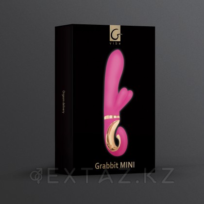 Gvibe Grabbit Mini - Уменьшенный вибратор для клитора и точки G с тремя моторами, 19х3.5 см от sex shop Extaz фото 2
