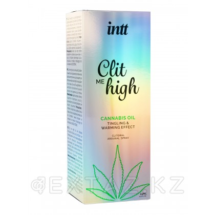 Intt Clit Me On High Cannabis Oil - Согревающий жидкий вибратор для клитора, 15мл от sex shop Extaz фото 2