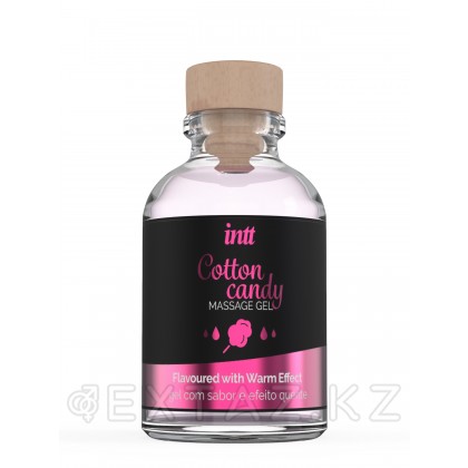 Intt Cotton Candy Massage Gel - Съедобный гель для интимного массажа, 30 мл (сахарная вата) от sex shop Extaz фото 9