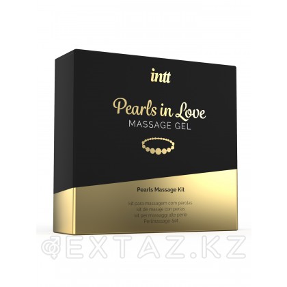 Intt Pearls in Love - набор для интимного массажа с жемчужным ожерельем, 15 мл от sex shop Extaz фото 6