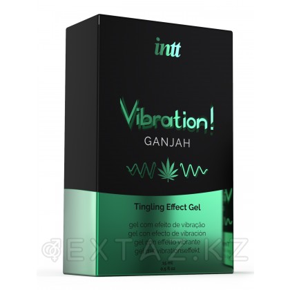 Intt Vibration Ganjah - Жидкий интимный гель с эффектом вибрации, 15 мл от sex shop Extaz фото 7