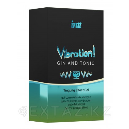 Gin & Tonic - Жидкий интимный гель с эффектом вибрации , 15 мл от sex shop Extaz фото 3