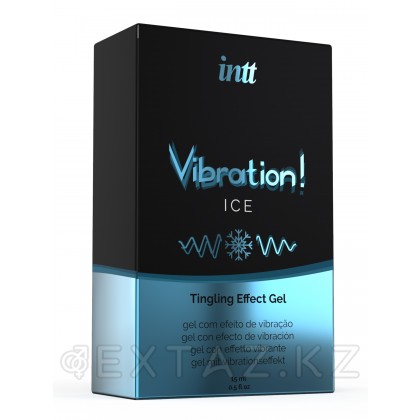 Ice - Жидкий интимный гель с эффектом вибрации, 15 мл от sex shop Extaz фото 3