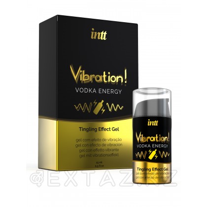 Intt Vibration Vodka - Жидкий интимный гель с эффектом вибрации Водка, 15 мл от sex shop Extaz фото 9