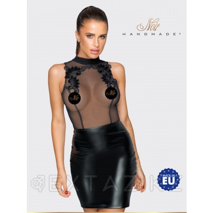 Noir Handmade Dress - Захватывающее дух платье с тонкой вышивкой, L (чёрный) от sex shop Extaz фото 3