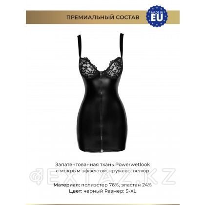 Noir Handmade - Мини-платье с кружевной грудью и двусторонней молнией, S (черный) от sex shop Extaz фото 5