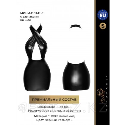Noir Handmade - Мини-платье с завязками на шее, S (черный) от sex shop Extaz фото 5