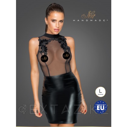 Noir Handmade Dress - Захватывающее дух платье с тонкой вышивкой, L (чёрный) от sex shop Extaz
