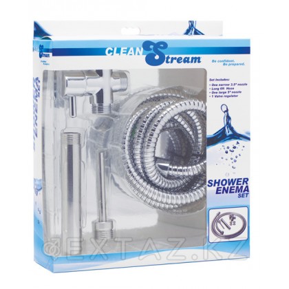 Анальный душ - CleanStream Shower Enema System, 183 см (серебристый) от sex shop Extaz фото 2