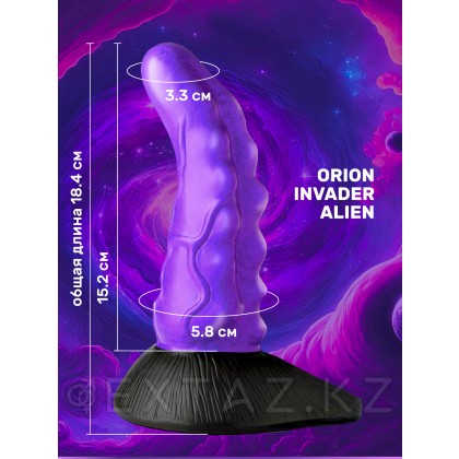 Creature Cocks Orion Invader Alien Silicone Dildo - фантазийный фаллоимитатор, 18.4х5.8 см от sex shop Extaz фото 4