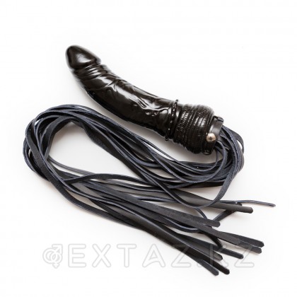 Плеть с фаллоимитатором - Пикантные штучки, 57 см Черный от sex shop Extaz
