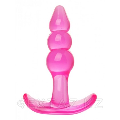 Анальная пробка Bubbles Bumpy Starter, 11 см - Trinity Vibes Розовый от sex shop Extaz