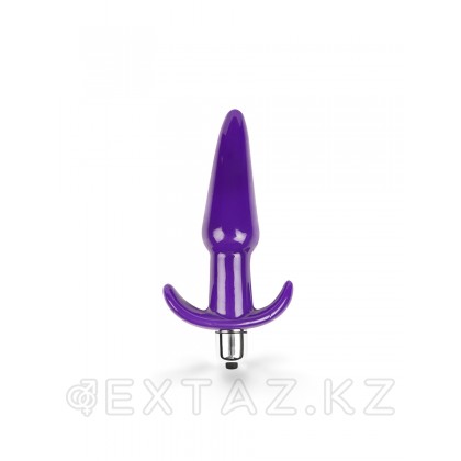 Браззерс - анатомическая анальная пробка, 14х3 см Фиолетовый от sex shop Extaz