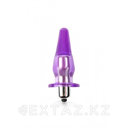 Браззерс - анальная пробка с вибрацией, 7.5х2.5 см. Фиолетовый от sex shop Extaz