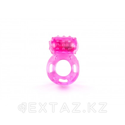 Браззерс - эрекционное кольцо с вибропулей, 3.5 см. Розовый от sex shop Extaz