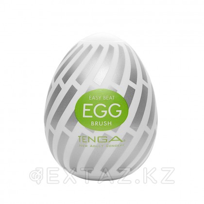 Tenga Easy Beat Egg Brush Яйцо-мастурбатор, 6х5 см Белый от sex shop Extaz