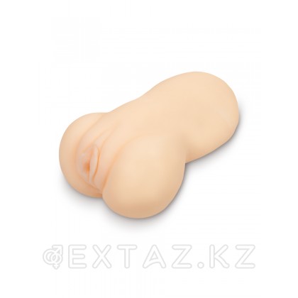 Браззерс - двойной мастурбатор из био-кожи, 16х10 см Телесный от sex shop Extaz