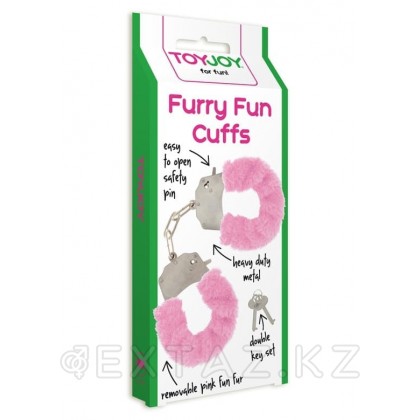 Наручники Furry Fun Cuffs (розовый) от sex shop Extaz фото 10
