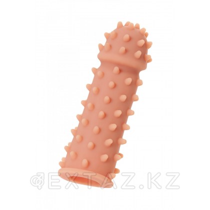 Насадка на член со стимулирующим рельефом Kokos Extreme Sleeve 03 размер M, 14.7 см Телесный от sex shop Extaz