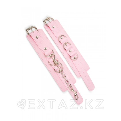 Пикантные штучки - фиксаторы с цепочкой, 29,5х5,5 см Розовый от sex shop Extaz