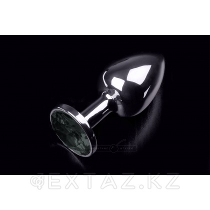 Маленькая анальная пробка с кристаллом, серебристая, 7,5 см Бриллиант от sex shop Extaz фото 13