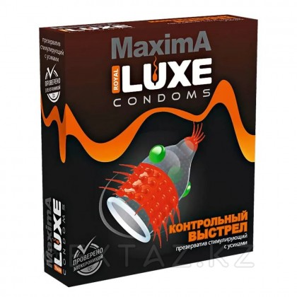 Luxe Maxima Контрольный выстрел, презерватив (1 шт) от sex shop Extaz