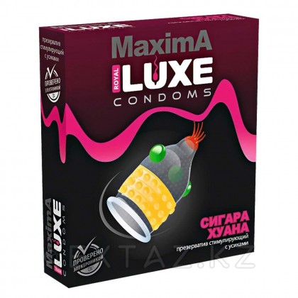 Презервативы с усиками Сигара Хуана - Luxe Maxima, 1 штука от sex shop Extaz