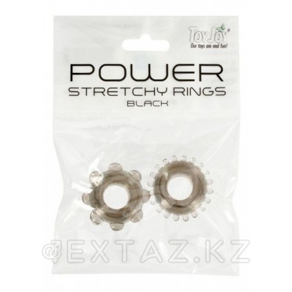 Набор эрекционных колец Power Stretchy Rings - Toy Joy (2 шт) Голубой от sex shop Extaz