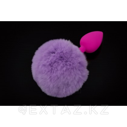 Силиконовая пробочка с хвостиком - Пикантные штучки, 6 см. Фиолетовый от sex shop Extaz