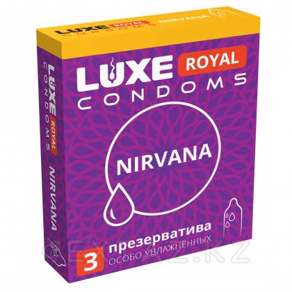 Luxe Royal Nirvana - презервативы с большим количеством смазки, 3 шт. от sex shop Extaz
