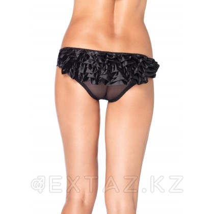 Трусики с оборкой Leg Avenue Sheer Panty, L от sex shop Extaz