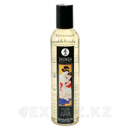 Массажное масло лавандовое Shunga Massage Oil Sensation, 250 мл Лаванда от sex shop Extaz
