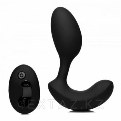 10X P-Flexer Prostate Stimulating Anal Butt Plug - анальный стимулятор, 13.7х3.8 см. Черный от sex shop Extaz